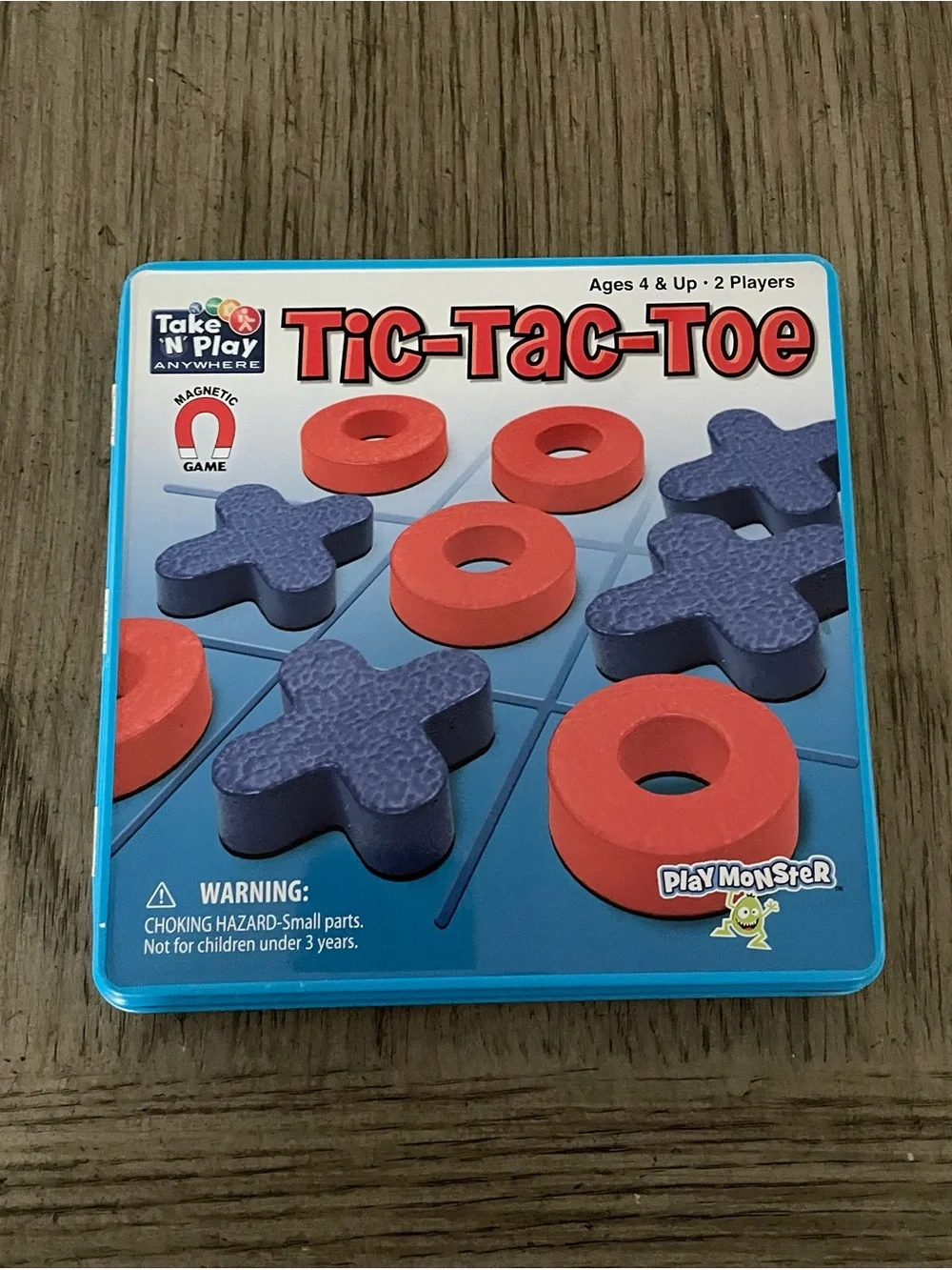 Magnetic Tic Tac Toe game.